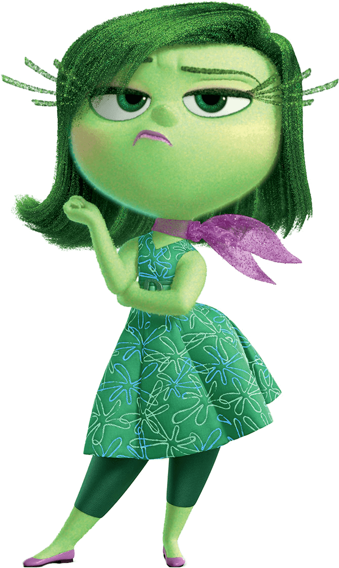 Disgust From Inside Out (768x1185), Png Download