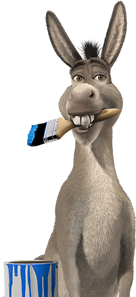 Donkey Shrek Head Png - Donkey From Shrek Png (647x699), Png Download