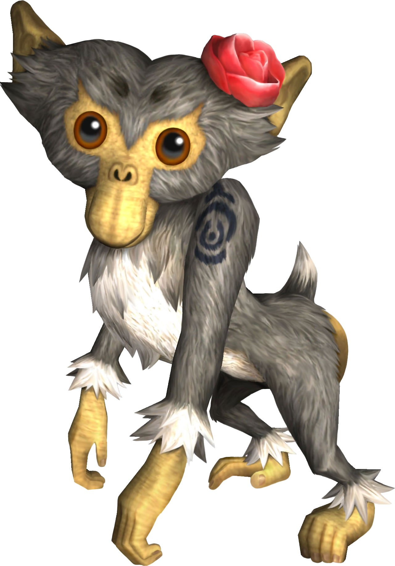 Monkey - Zelda Twilight Princess Mono (1280x1832), Png Download