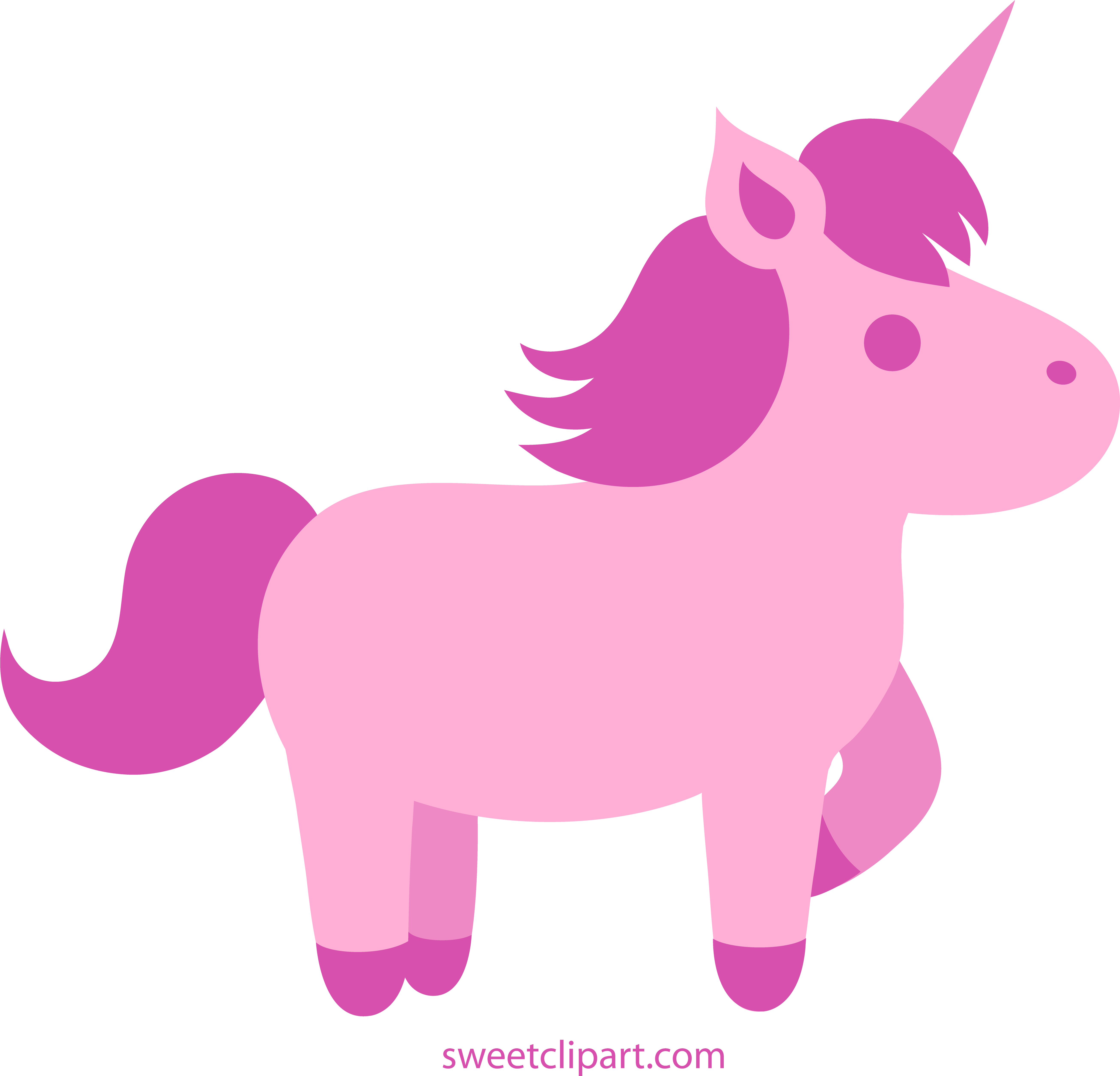 Premium Vector Clipart Kawaii Unicorns Cute Unicorns - Clip Art (5223x5028), Png Download