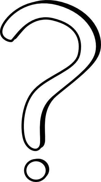 28 Collection Of Question Mark Drawing Png - Question Mark Clipart White (330x595), Png Download