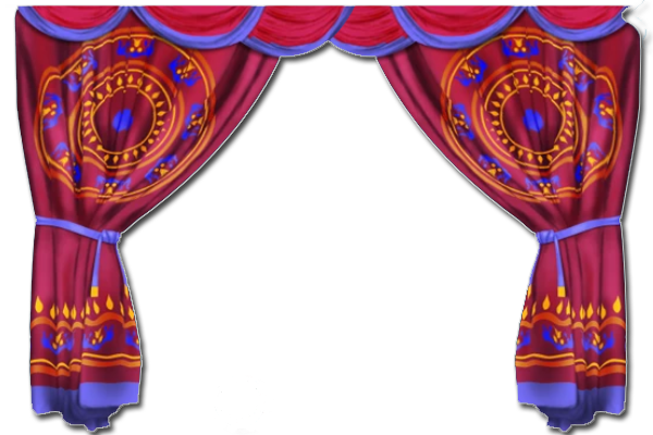 Indian Diner Curtain 1 - Window Valance (600x400), Png Download