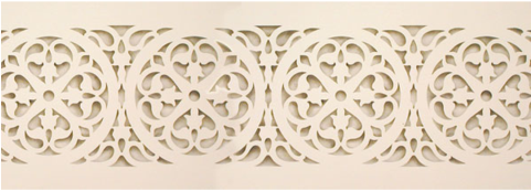 Border Stencils Italian Medallion - Rizzy Home T06068 Printed Metallic Pattern Decorative (480x480), Png Download
