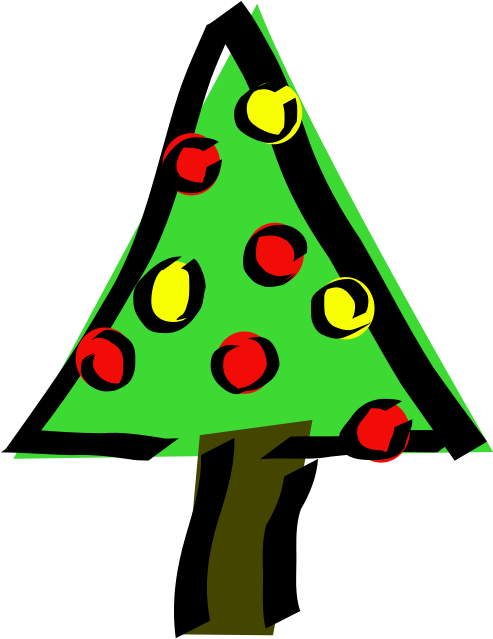 How To Set Use Christmas Tree Svg Vector (694x900), Png Download