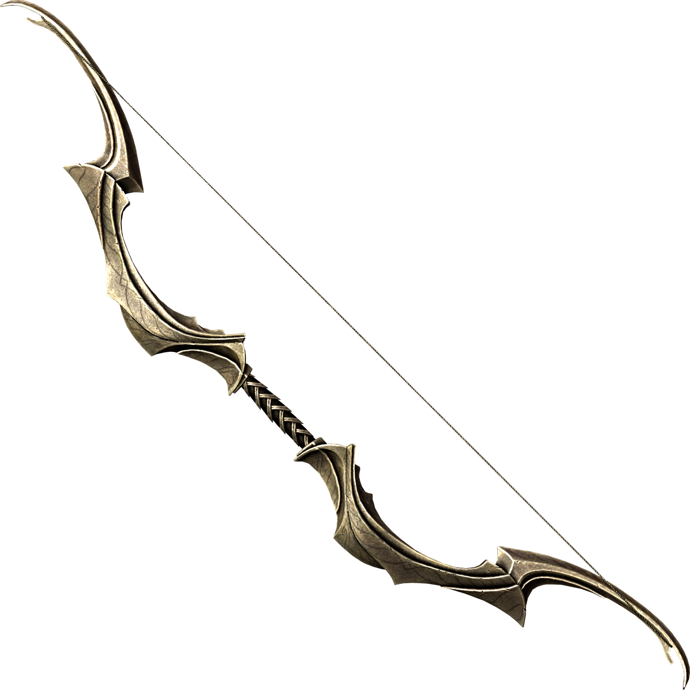 Auriels Bow - Golden Bow And Arrow Png (1415x1416), Png Download