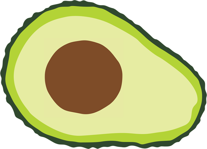 Mystic Avocado - Avocado Clipart Transparent (700x504), Png Download