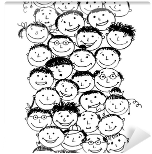 Crowd Of Funny Peoples - Soziologische Theorie: Abriss Der Ansätze Ihrer Hauptvertreter (400x400), Png Download