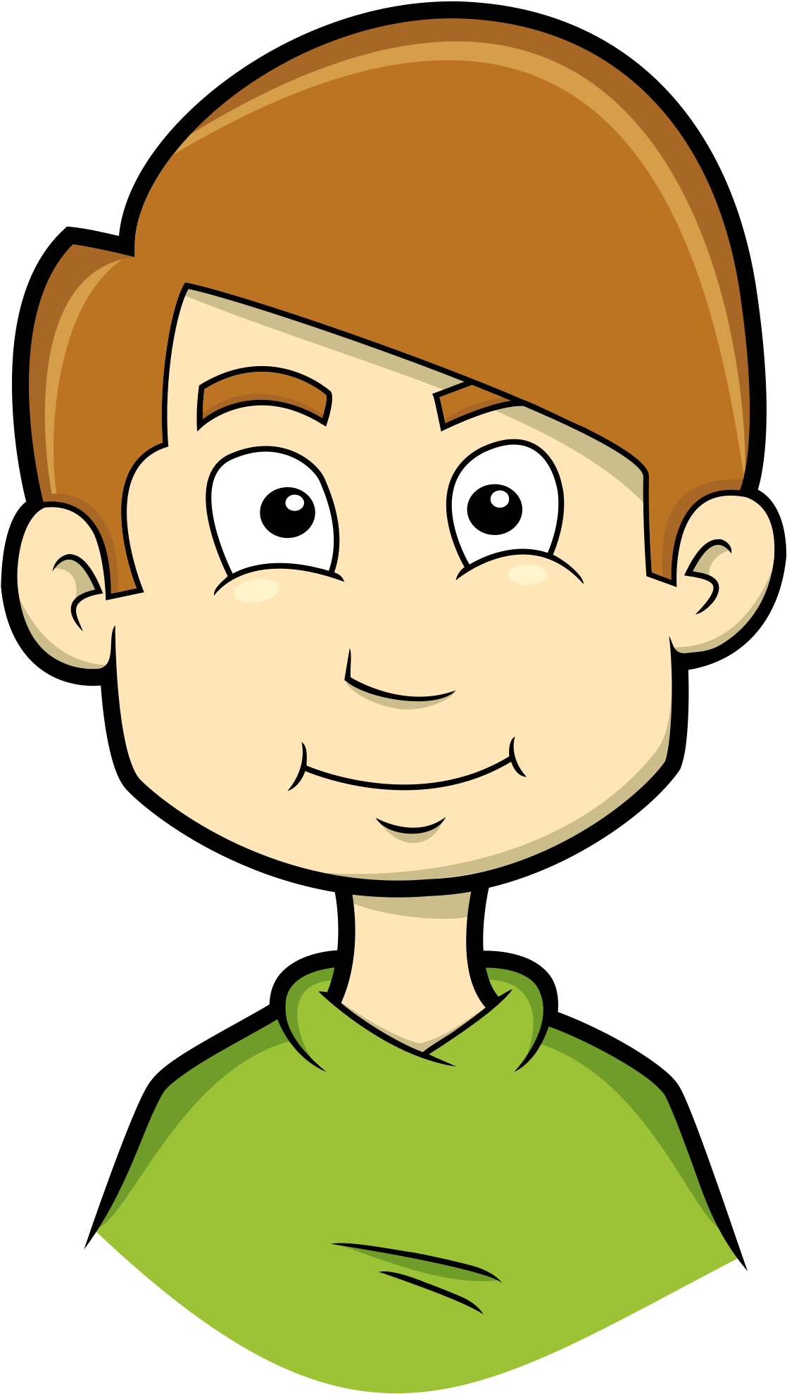 Freckles Clipart Happy Kid Face - Human Clipart (2400x2400), Png Download