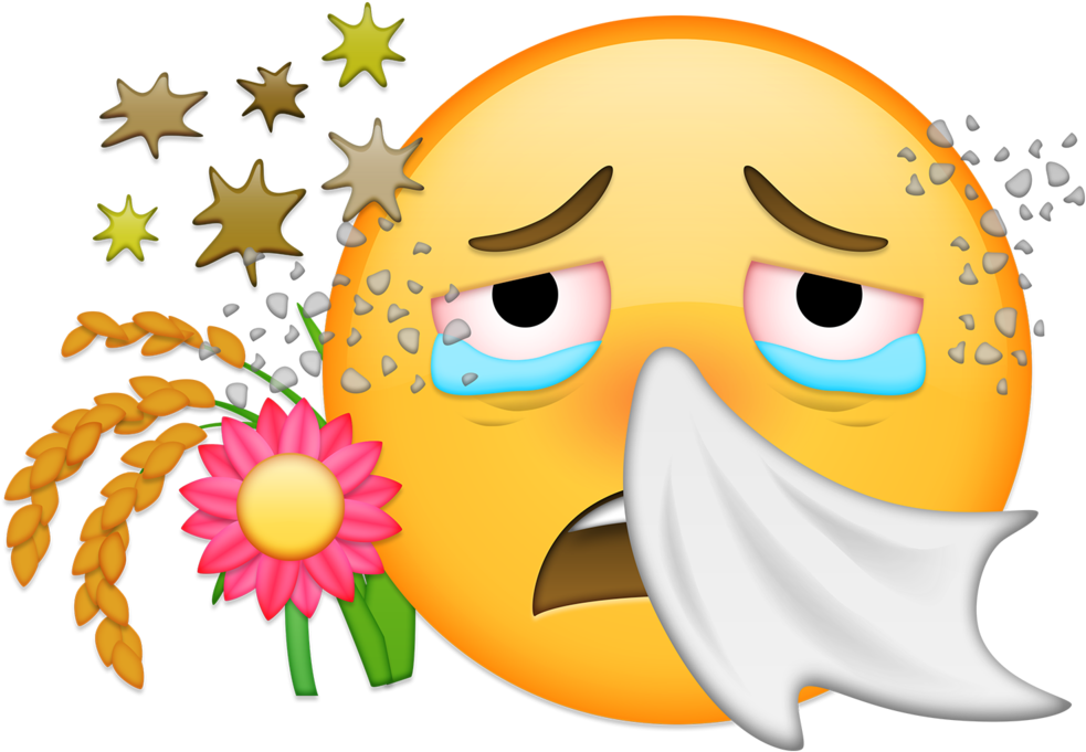 Reactine Allergy Emoji - Allergy Emoji (1000x1000), Png Download