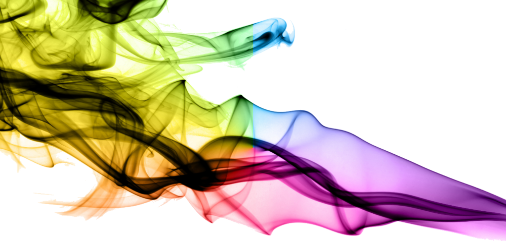 Coloured Smoke - Smoke (1000x478), Png Download