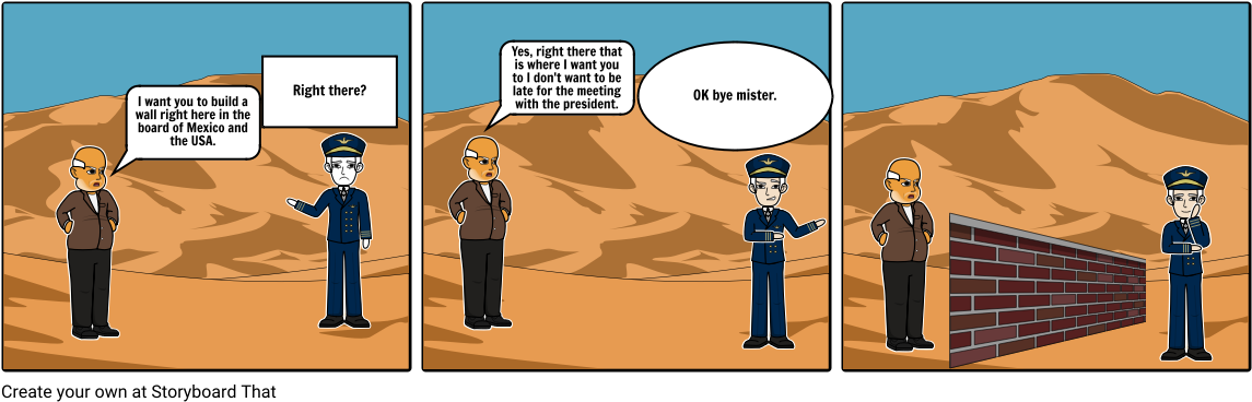 Trump - Cartoon (1164x385), Png Download