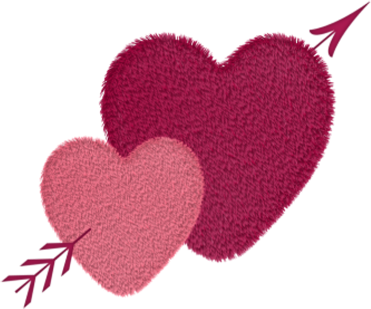 Two Heart Clipart - Molduras Para Fotos De Amor (800x702), Png Download