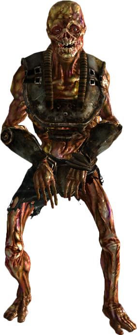 Fallout 3 Ghoul - Feral Ghoul Reaver (300x700), Png Download