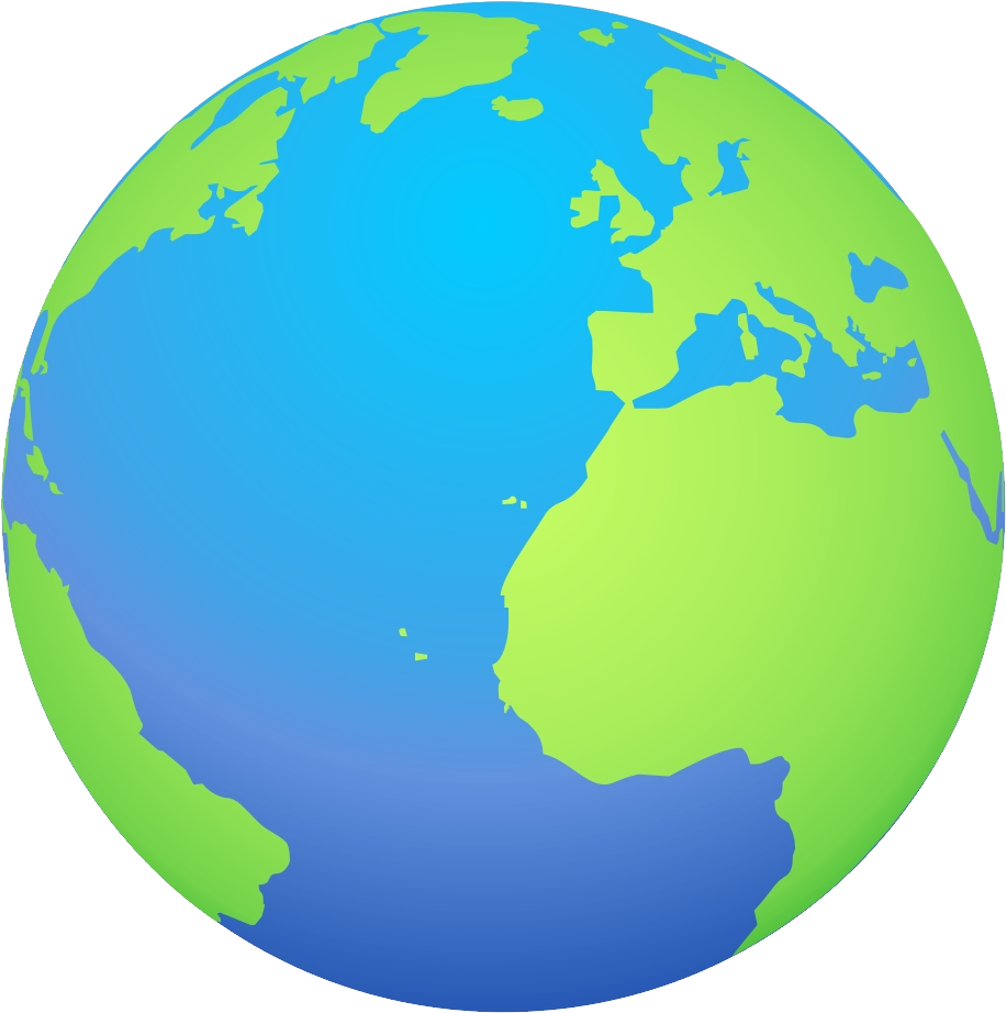 Globe Transparent Image - Earth Cartoon No Background (916x922), Png Download