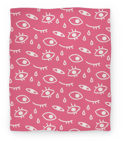 Eyes Pattern Blanket - Blanket (484x484), Png Download
