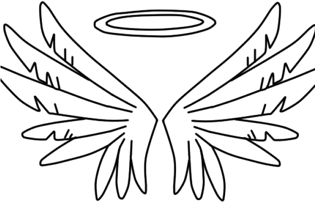 Halo Drawing Angel (640x480), Png Download