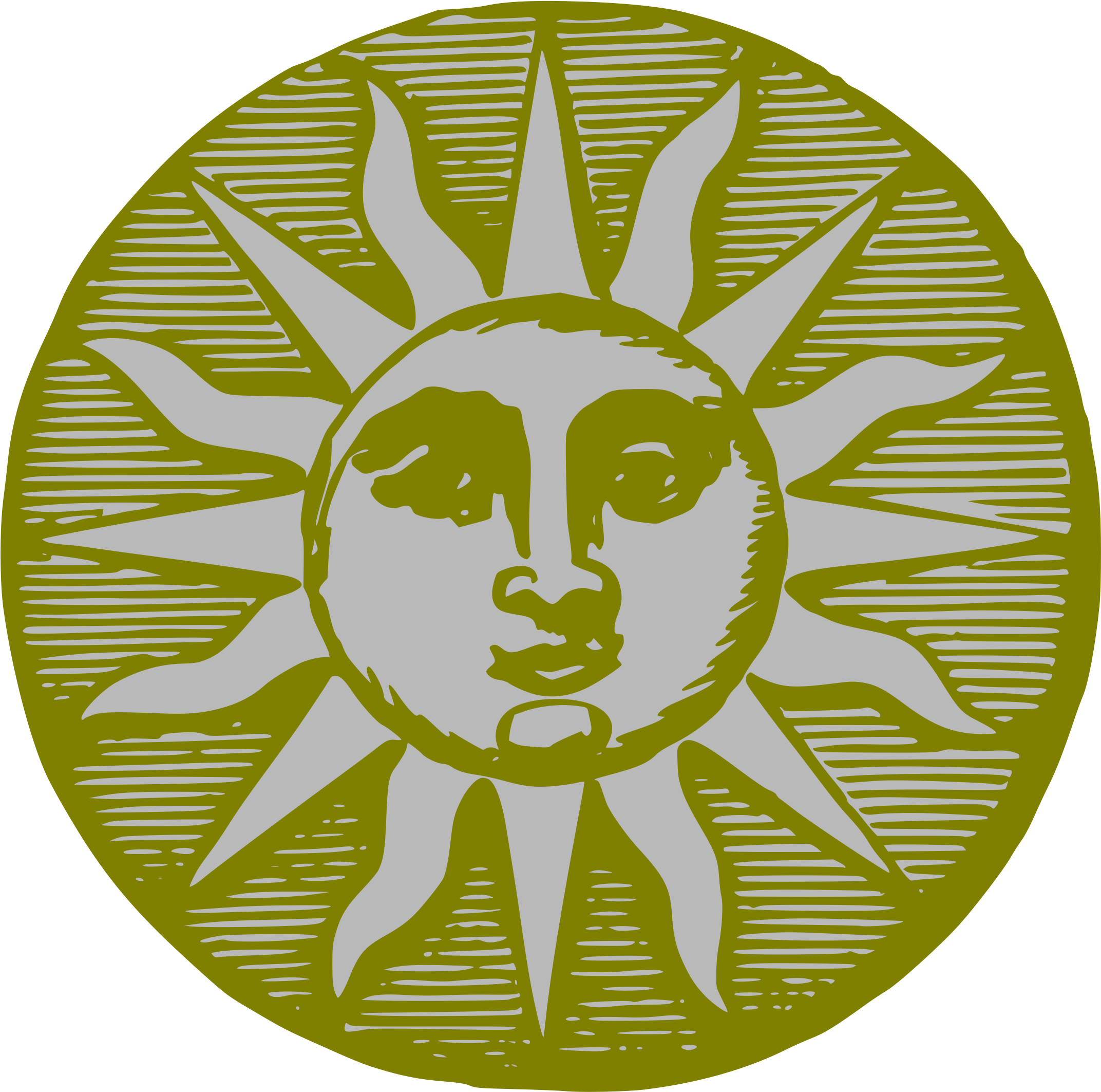This Free Icons Png Design Of Sun Vintage (2400x3394), Png Download