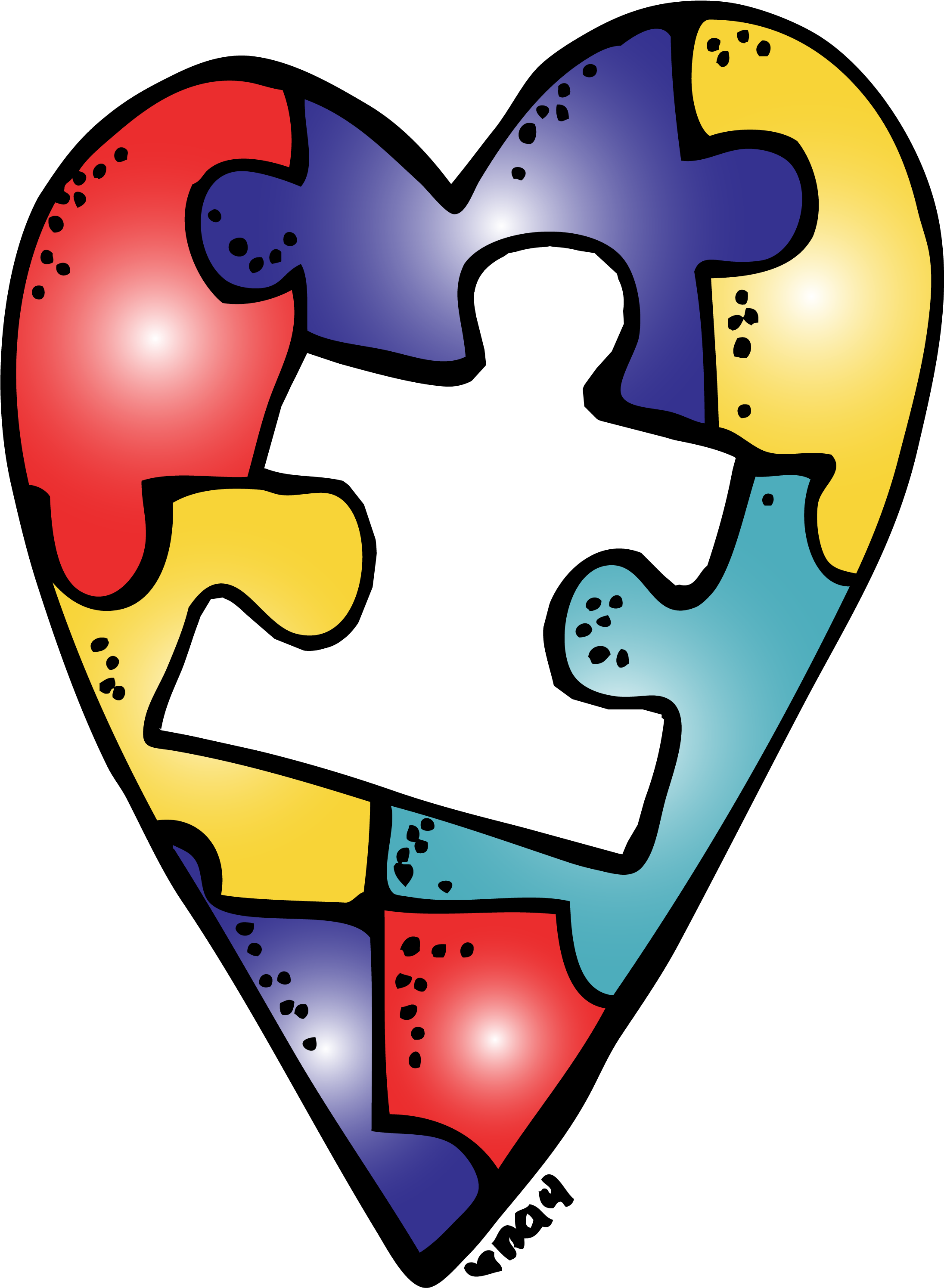 ✿**✿*corazones*✿**✿* - Corazones-hearts - Melonheadz Autism (2234x3000), Png Download
