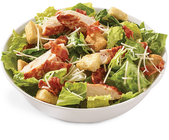 Chicken Caesar Salad - Chicken Caesar Salad Png (742x490), Png Download