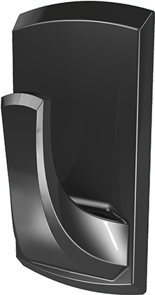 20lb Rectangular Plastic Hook In Black - Plastic (299x500), Png Download