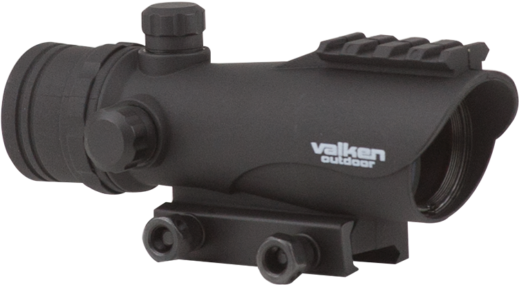 Valken 73858 V Tactical Red Dot Sight Black (750x750), Png Download