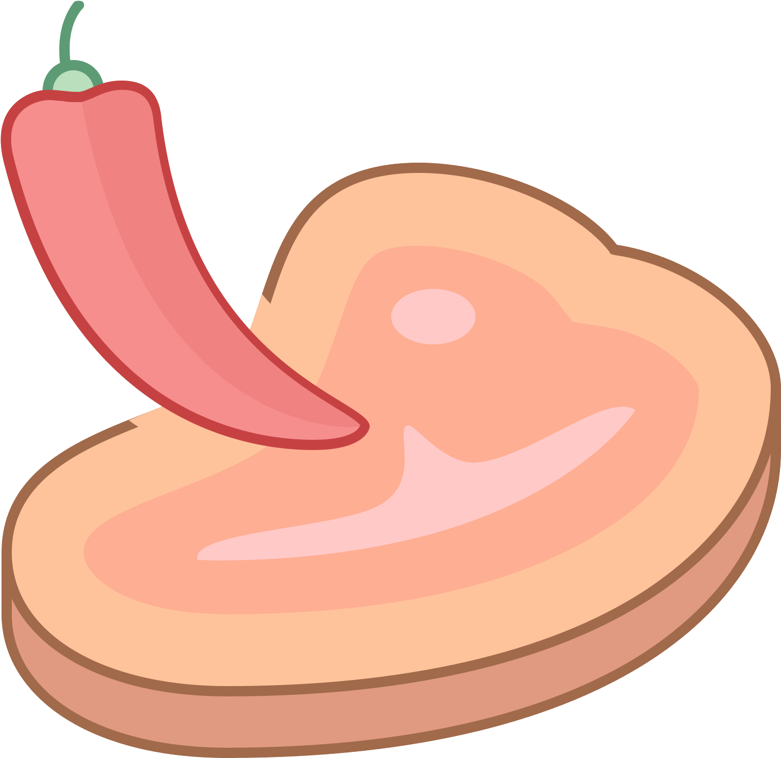 Steak Hot Icon - Steak (1600x1600), Png Download