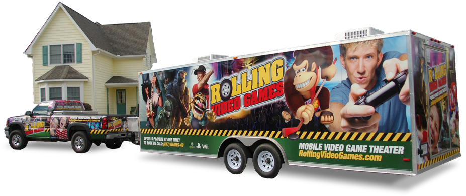 Video Game Truck - Game Truck Memphis (940x402), Png Download