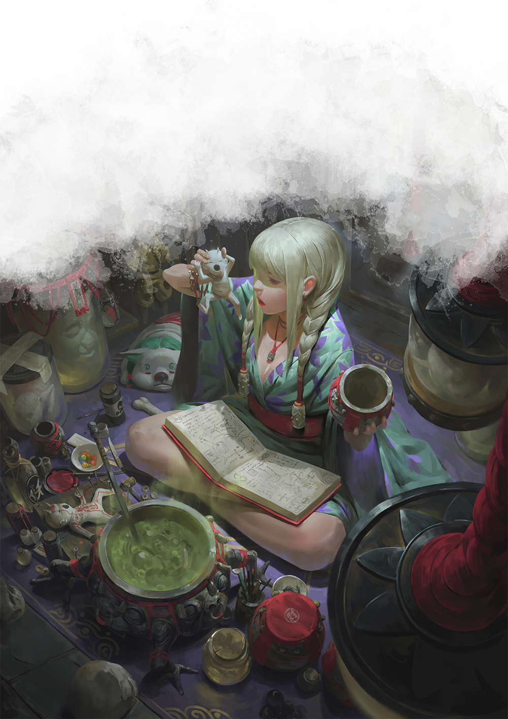 Arcane Tradition - Fantasy Art Magic Academy (1000x1415), Png Download