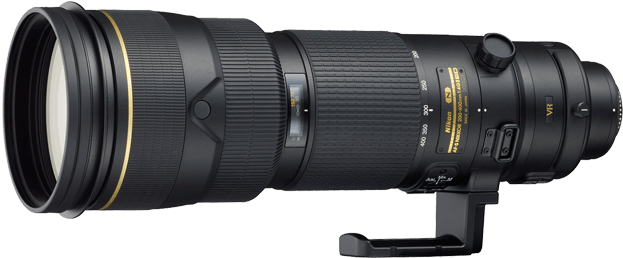 Photo Of Af S Nikkor 200 400mm F/4g Ed Vr Ii - Nikon 200 400 (700x595), Png Download