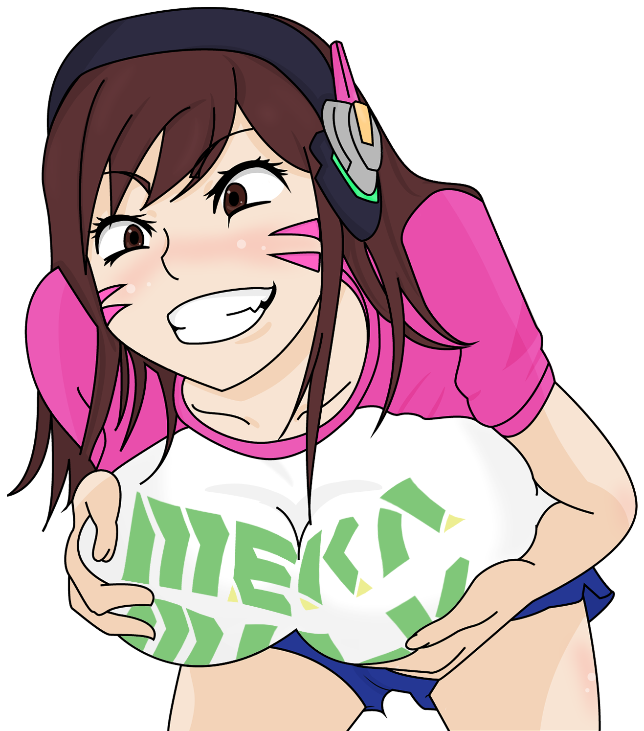 #overwatch #dva #sticker #funny #anime - Overwatch Milk (1500x1500), Png Download