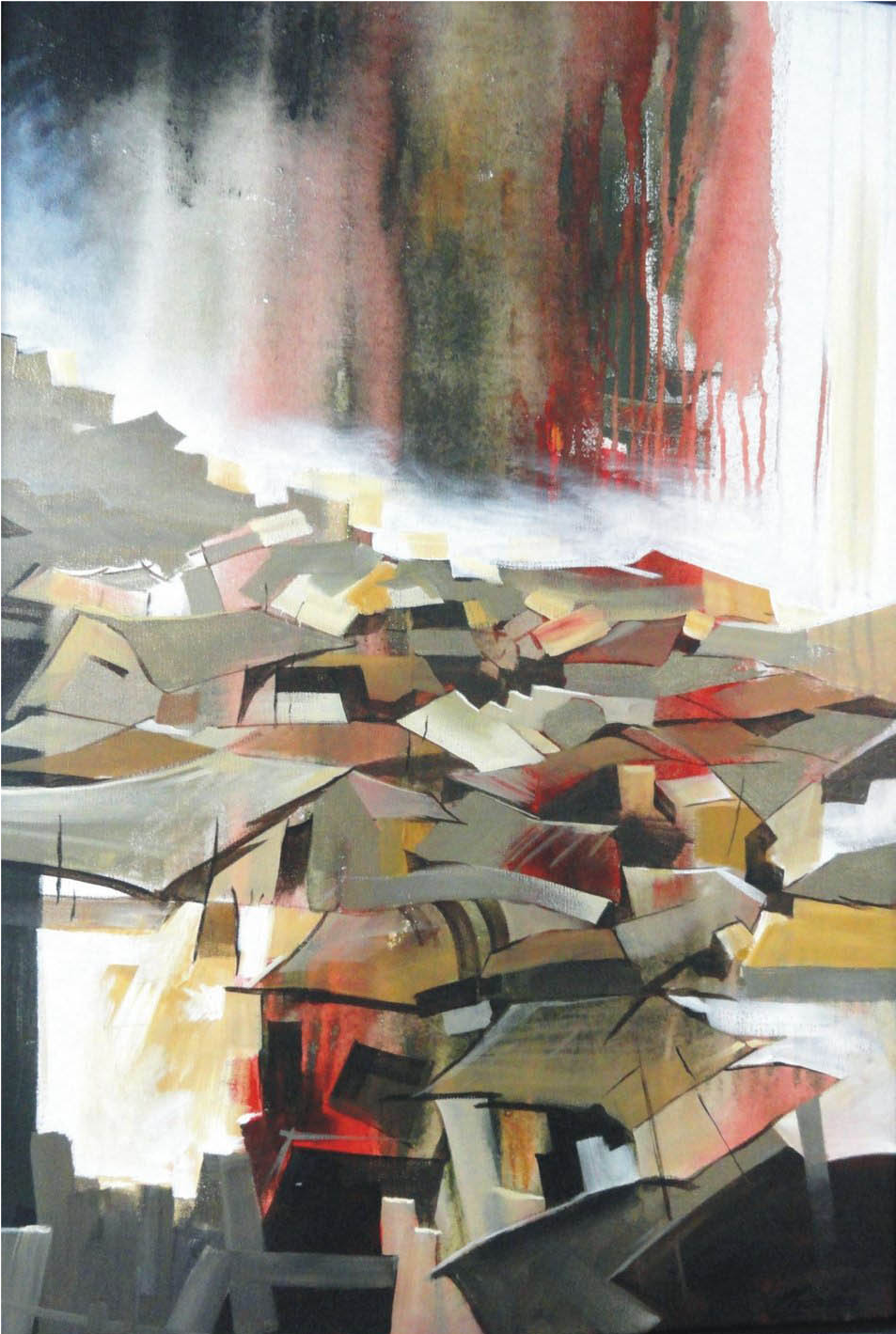 Buy Creative Landscape By Chandrakant Prajapati, Painting - Landscape (2127x1418), Png Download