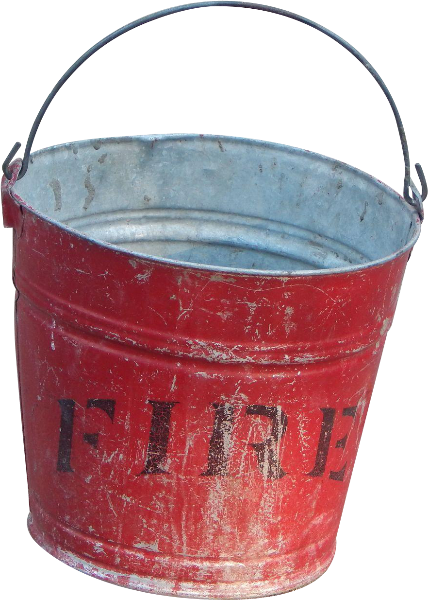 Fire Bucket Png Image Background - Fire Bucket Transparent (1233x1233), Png Download