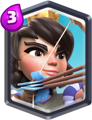 Princess Card - Clash Royale Cartas Legendarias (331x439), Png Download