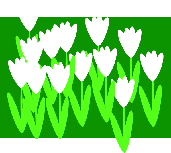 Spring Flowers Svg Clip Arts 600 X 539 Px (600x539), Png Download