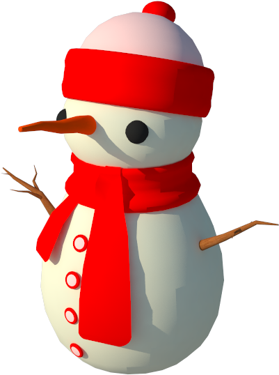 Small Snowman - Snowman (1024x768), Png Download