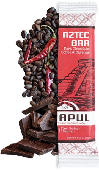 Dark Chocolate, Coffee & Cayenne - Chapul - Cricket Protein Chaco Bar Peanut Butter (600x570), Png Download
