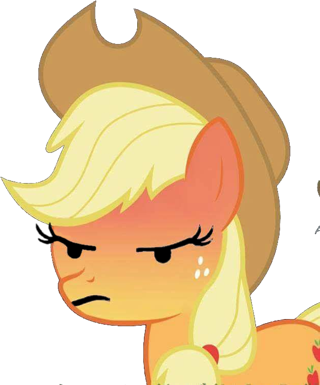 Angery, Angry, Applejack, Edit, Emoji, Pony, Safe, - Filename (651x756), Png Download