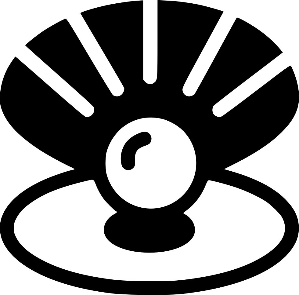 Pearl Sea Shell Comments - Pearl Shell Icon Png (980x966), Png Download