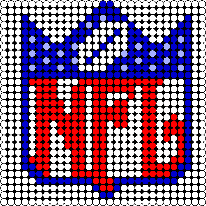 Nfl Logo Bead Pattern Melty Bead Patterns, Kandi Patterns, - Berlin (770x767), Png Download