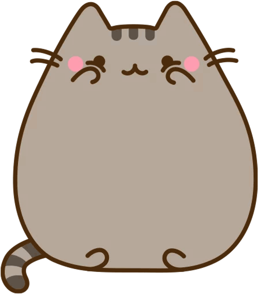 Download Transparent Pusheen Cat Clipart - Draw Pusheen Eating Pizza ...