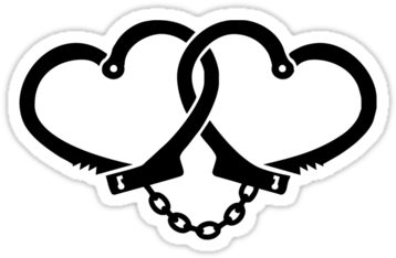 Clip Art Library Stock Free Cuffs Cliparts Download - Love My Girlfriend Bag (375x360), Png Download