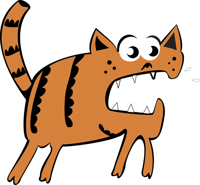 Vector Red-headed Cat Cute Animal Redhead - Cat And Fish - 3 Shirt Colors (366x340), Png Download