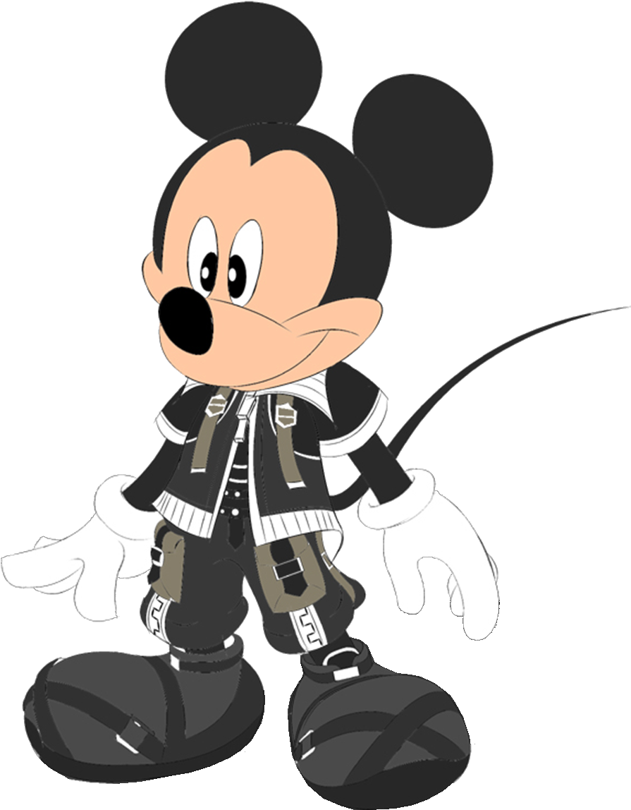 King Mickey - Color (914x1159), Png Download