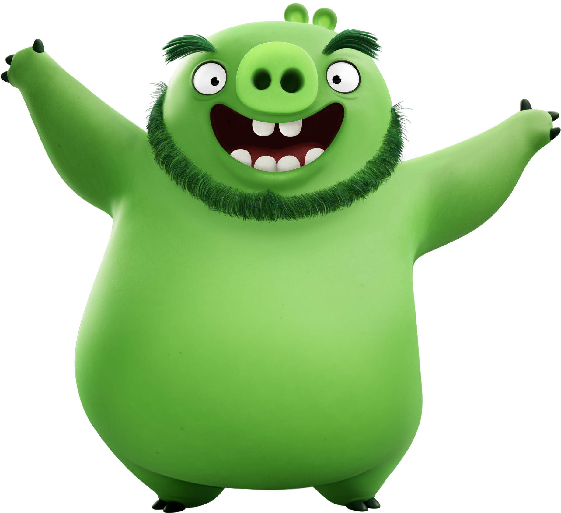 Pig From Angry Birds Movie (1889x1758), Png Download