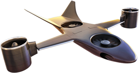 Hover Fans Electric Powered Flight Time Smarter Wing - Light Aircraft (480x270), Png Download