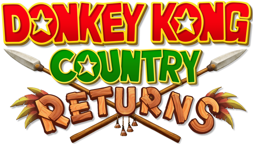 Donkey Kong Country Logo (811x462), Png Download