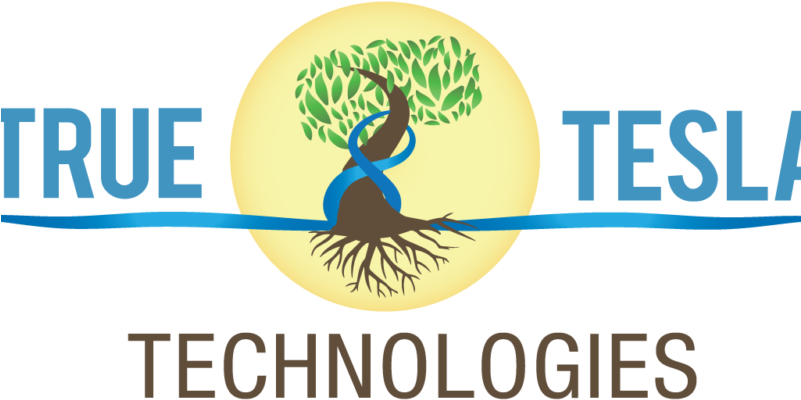 True Tesla Logo - Graphic Design (800x450), Png Download