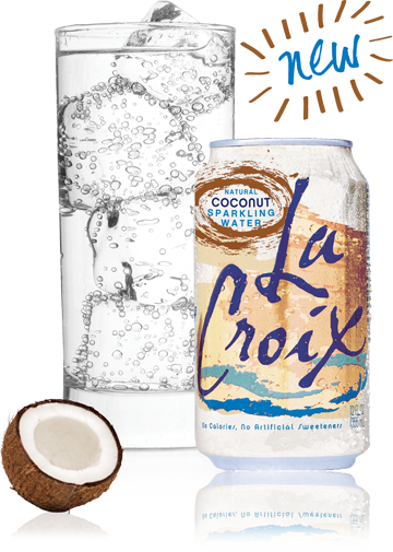 Lacroix Coconut Sparkling Water - Lacroix 100% Natural Sparkling Water | Peach Pear (360x505), Png Download