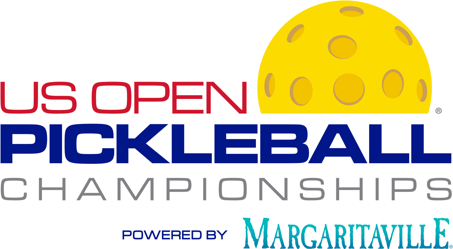 Pickelbball Logo - Us Open Pickleball Academy (1593x865), Png Download