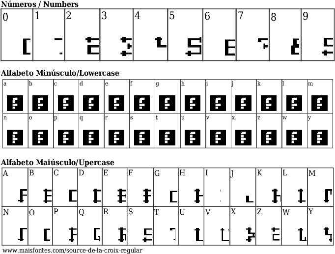 Font Details Source De La Croix Regular - Font (689x640), Png Download